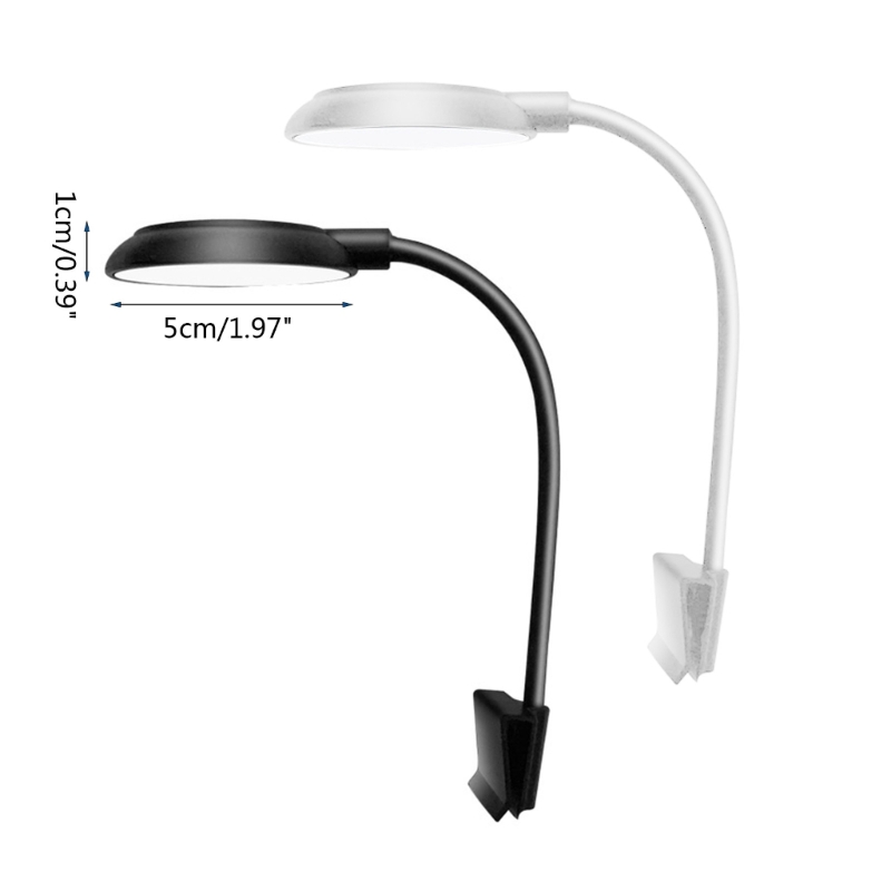 Luz de acuario con Clip LED para peceras con interruptores de alimentación separados, ahorro de energía, alto brillo, sin parpadeo