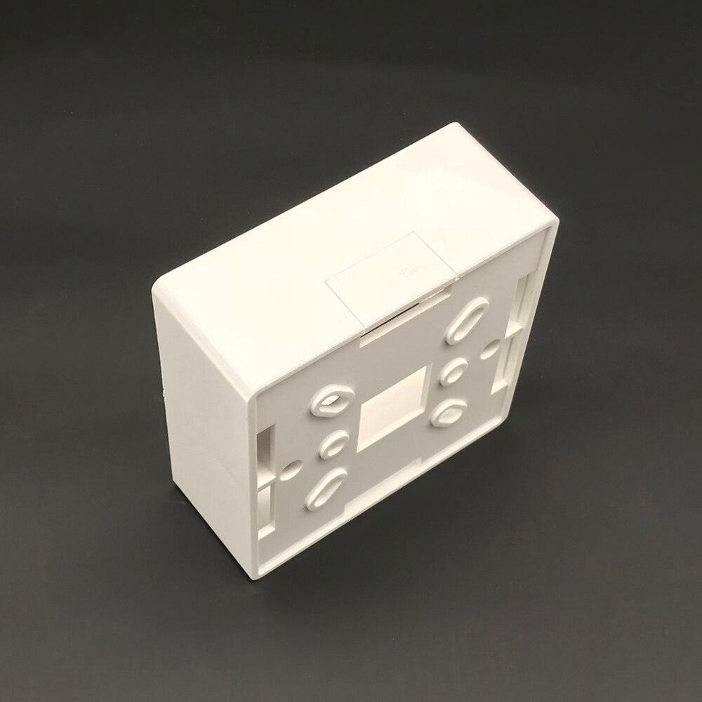 Wall Mounted Junction Box for Thermostat White Color Thermostat Installation Box Mounting Box For Wall Surface