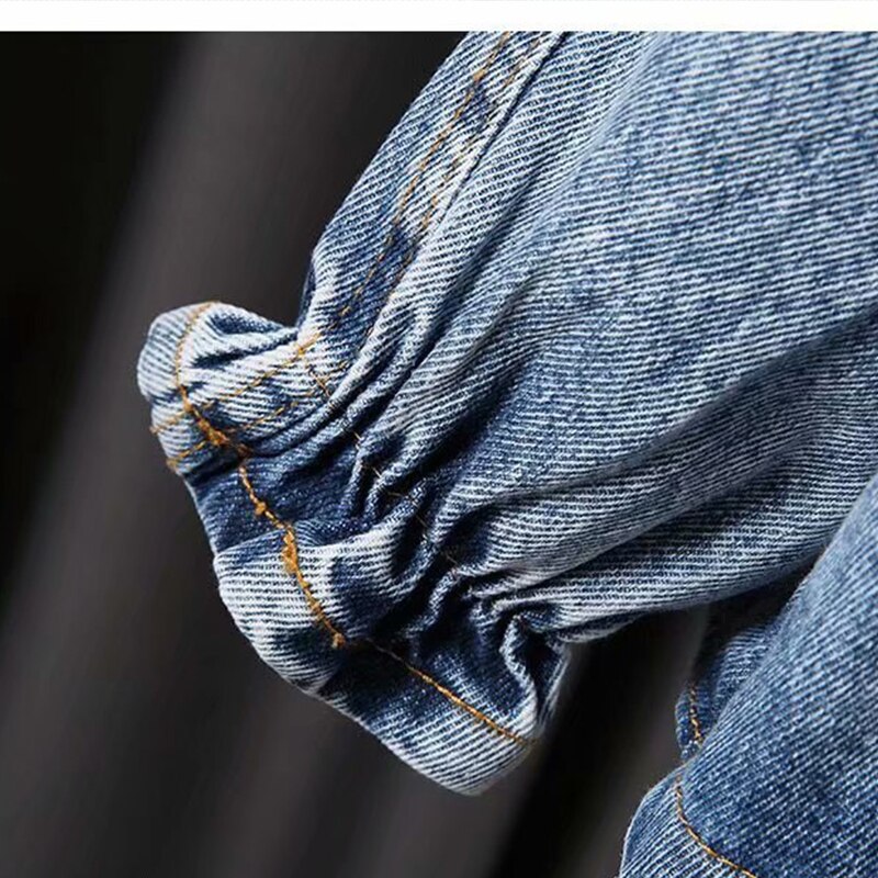 Kinderen Denim Jassen Geul Jean Double Breasted Jassen Meisjes Kinderkleding Lente Herfst Kant Jas Toevallige Bovenkleding