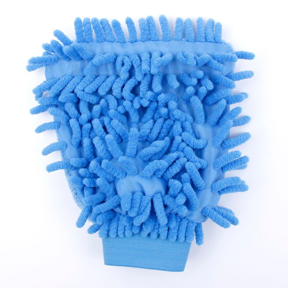 Linsbaywu Super Mitt Microfiber Car Glazenwassers Huis Schoonmaakdoekje Stofdoek Handdoek Handschoenen Huishoudelijke Cleaner Tool: blue