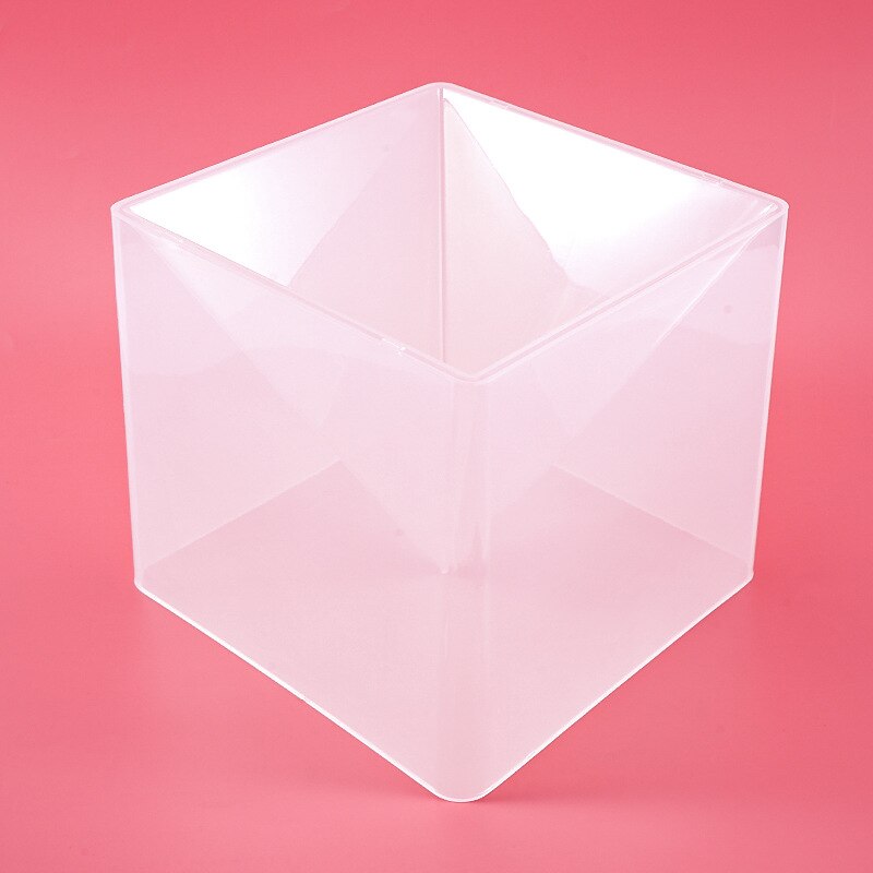 Super stor gjennomsiktig pyramide silikonform for diy krystallharpiksform hjemmedekorasjon bordform for harpiks