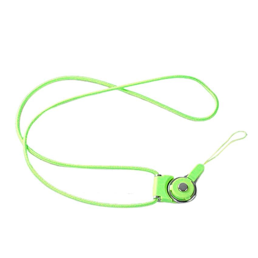 Multifunctionele universele Mobiele Telefoon Riemen Touw voor Samsung Xiaomi Huawei Iphone Oppo Lanyard Neck Strap Telefoon Decoratie: green