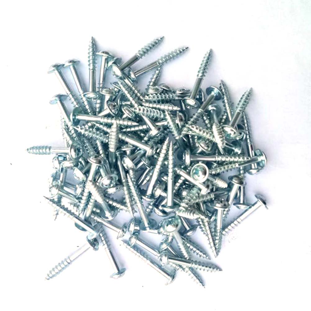 100pcs/lot Oblique Hole Self-tapping Screws for Pocket Hole Jig Color Send Random