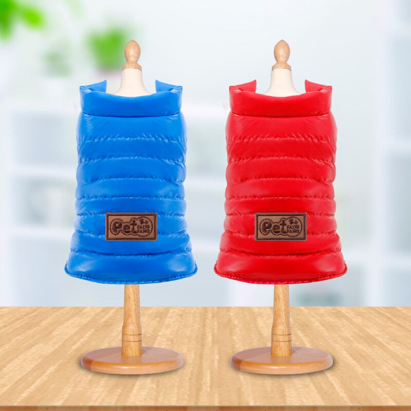 Abbigliamento per cani da compagnia piumino invernale giacca calda cappotto impermeabile abbigliamento per cuccioli per cani di piccola taglia media chihuahua carlino Schnauzer Abrigo Perro