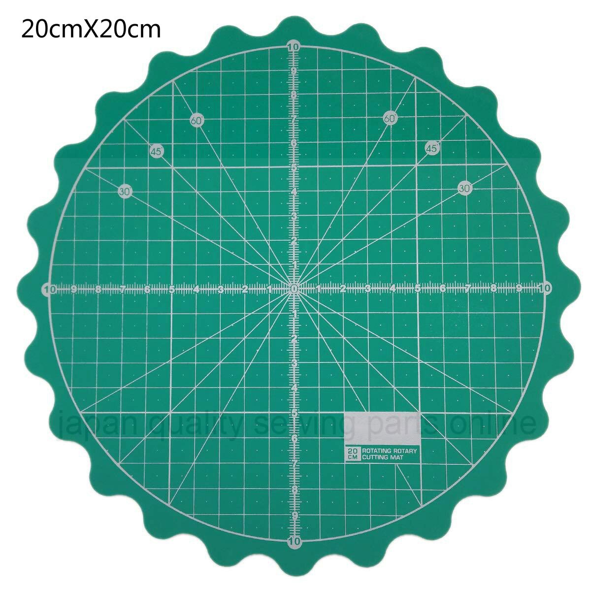 Self Healing Rotary Cutting Mat for Office School Supplies Quilting, Paper Craft, Clay Craft, Art Craft size 8 inch (20cmX20cm): green
