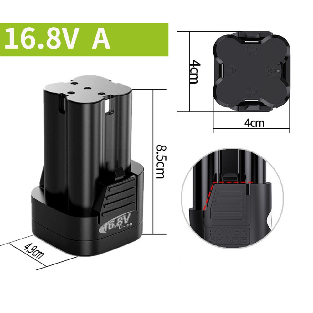 16.8v 4800mAh Universal Rechargeable Lithium Battery For Power Tools Electric Screwdriver Electric drill Li-ion Battery