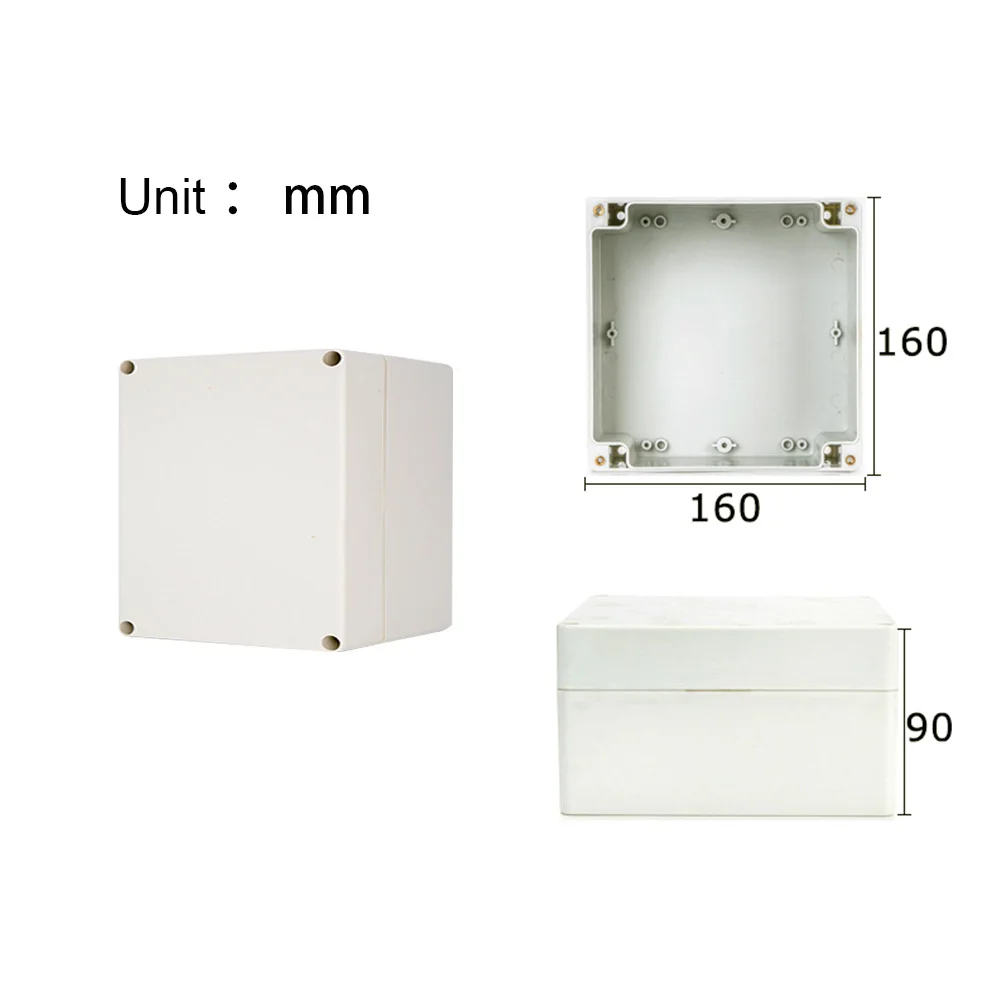 Caja ABS de conexiones para proyectos electrónicos, Cable eléctrico IP67, cajas de plástico impermeables para exteriores, Kit de caja de cables sellada DIY