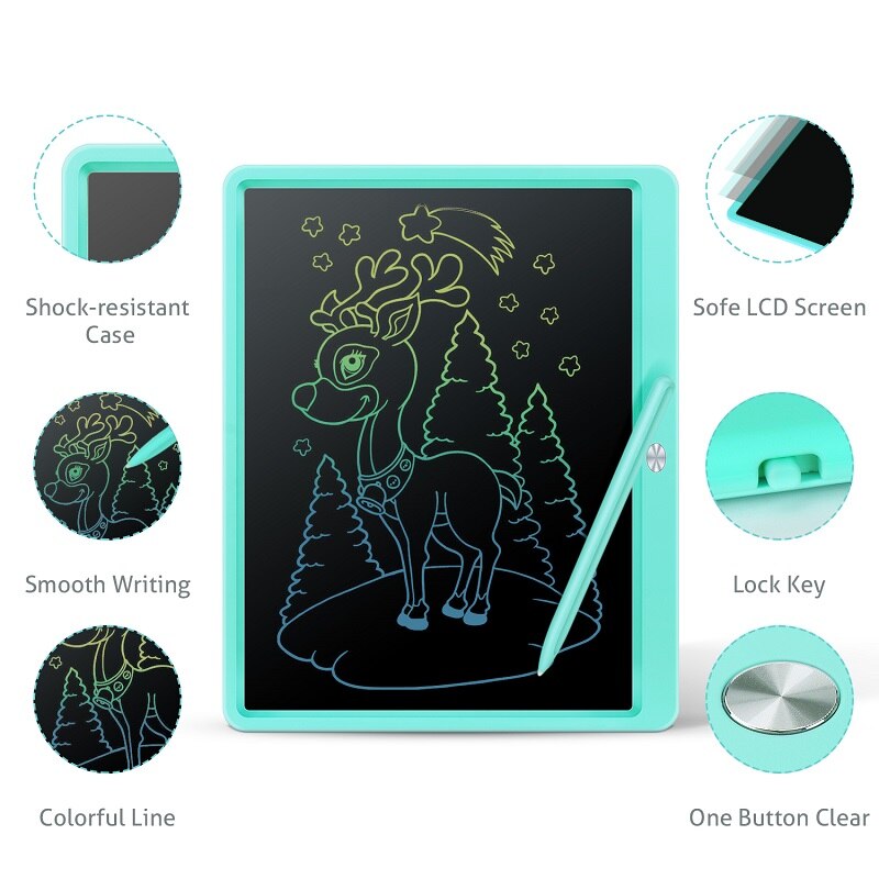 15&quot;LCD Writing Tablet with Pen Digital Drawing Electronic Handwriting Pad Message Graphics Board