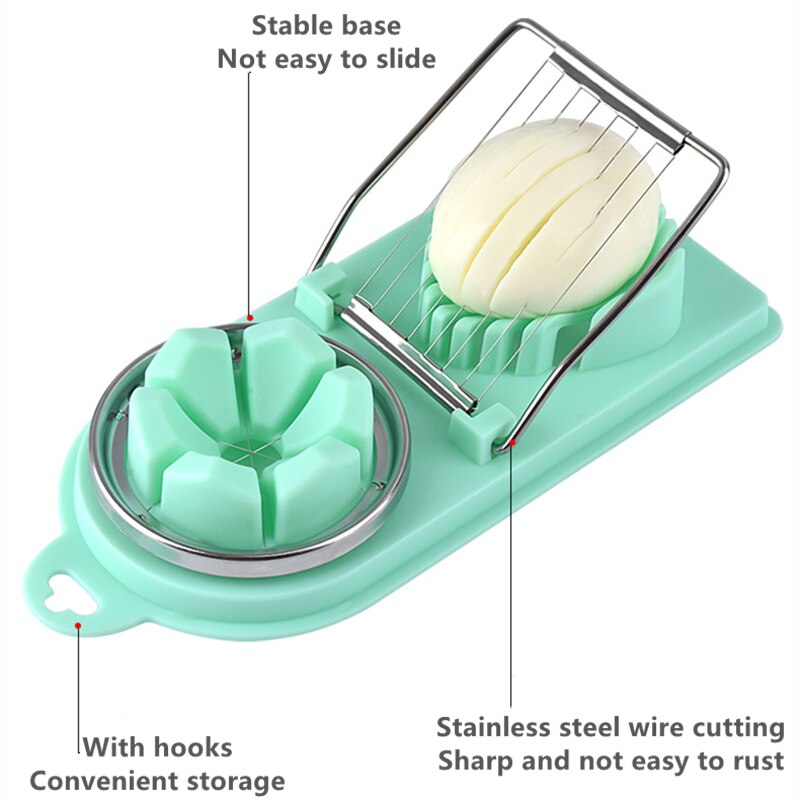 Multifunction Egg Slicers Stainless Steel Wire Egg Grandado
