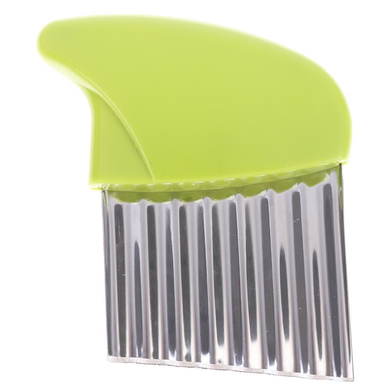 Potato Cutter Wavy French Fries Cutter Stainless Steel Potato Slicer Vegetable Chopper Veggie Slicer Kitchen Gadgets Cutter: GN