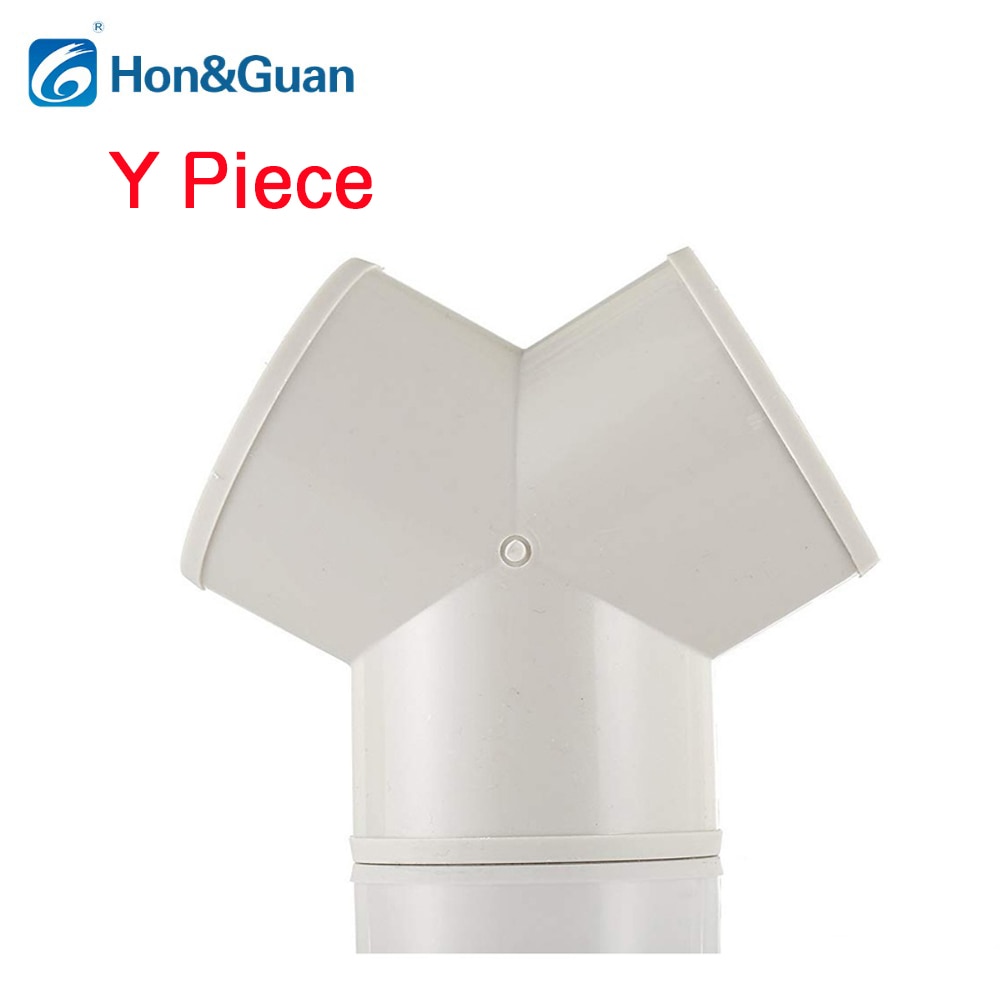 4‘’6‘’ Y&T Piece Duct Connector 3 Ways Splitter for Ventilation Tube Air Ventilator Connecting Extractor Plastic 100mm 150mm