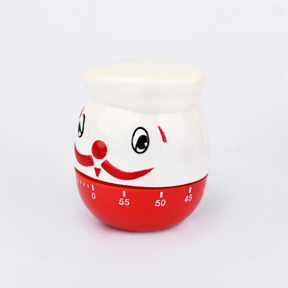 Temporizador de tomate duradero, cronómetro mecánico de cocina con forma de tomate, cuenta atrás, recordatorio, alarma, 1-60min