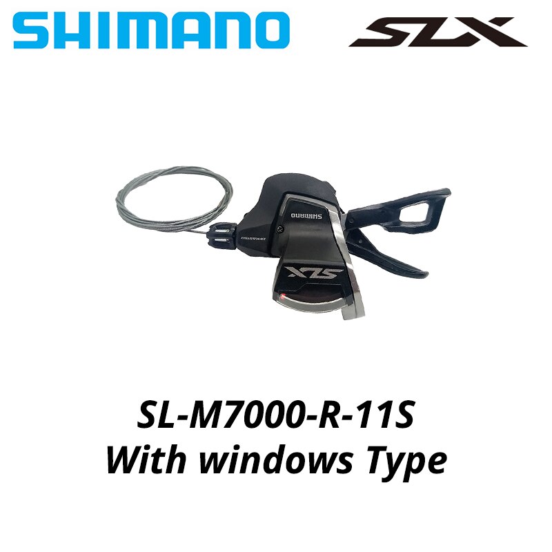 SHIMANO DEORE SLX M7000 11S SL-M7000-R 11V palanca de cambios 2x11 velocidades cambio MTB piezas originales de bicicleta: Default Title