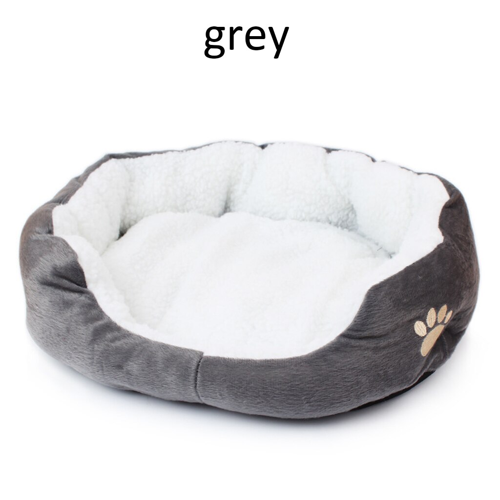 40 x 50cm katteseng blød behagelig kattehund hus efterår og vinter varme katte hund sovepose reden kennel reden kæledyrsprodukter: Grå / 40 x 50cm