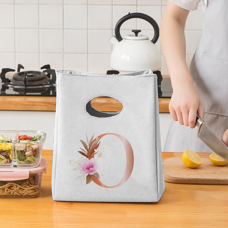Pomarańczowy list płótno Unisex izolowana torba na Lunch torba z grubej bawełny zagęszczony Unisex wielokrotnego użytku piknik biurowy przenośna torba do przechowywania żywności: 9OrangeO