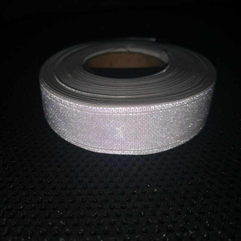 2cm x 3m Traffic Safety Reflective PVC Tape for Clothing Flashing Reflective Warning Strip