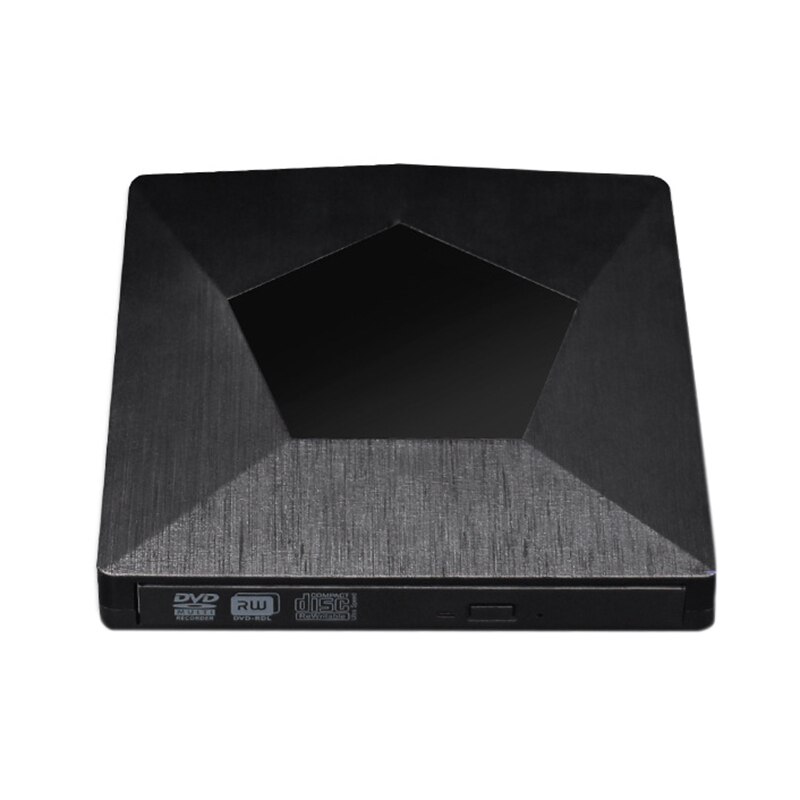 Grabadora de DVD externa USB 3,0, Unidad óptica externa USB/tipo C, unidad Universal de ordenador portátil de escritorio para/MacOS/Windows 1: Default Title
