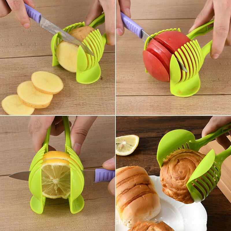 Lemon slicer household tomato and potato slicing tool kitchen multifunctional fruit tomato slicing artifact