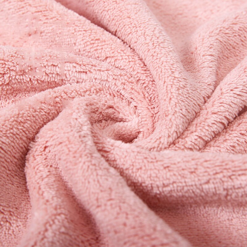 Grande serviette de bain en microfibre pour les cheveux, en coton éponge, pour le visage, la salle de bain, le jeu à la maison, séchage rapide