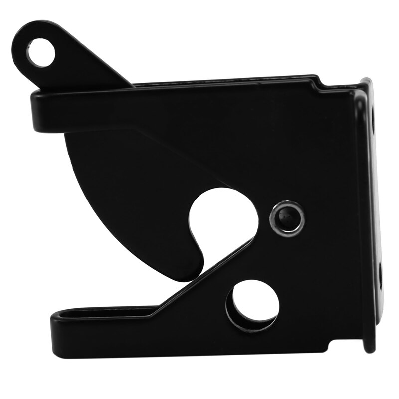 Self Locking Gate Latch Automatic Gravity Lever Fence Gate Lock for Wood Fence Gate Door Latches Steel Black