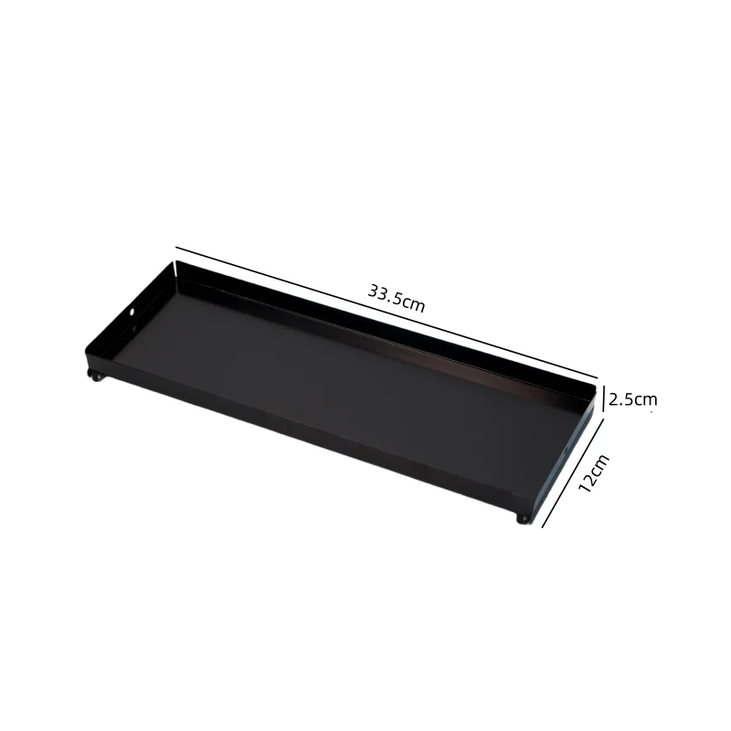 Integrated folding rack Desktop organizer Sundries organizer with two storage trays Stackable shelving office location shelving: Blue