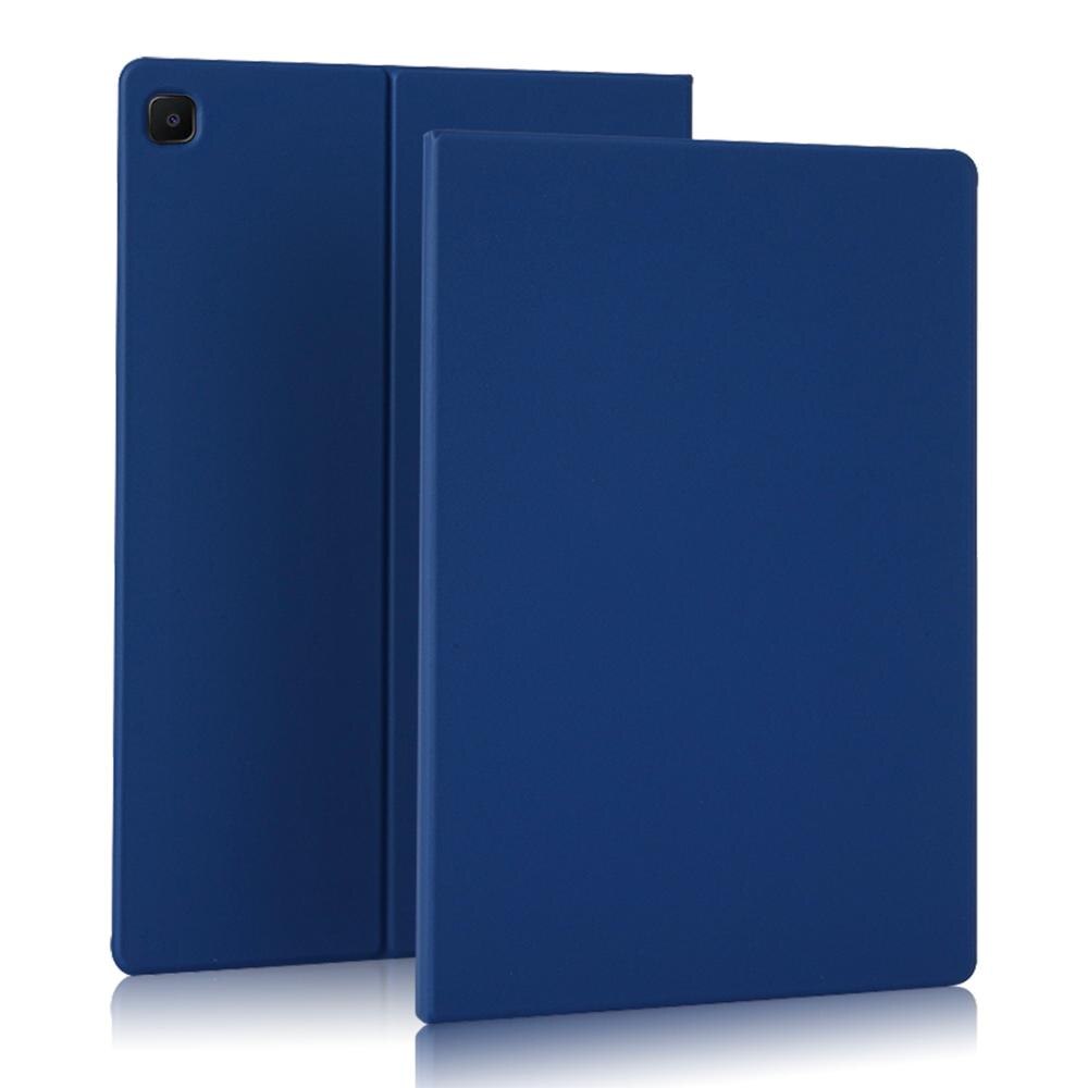 Kotelo samsung galaxy tab  s6 lite -kotelolle, kynäpidikkeellä galaxy tab  s6 lite 10.4 tuuman sm -p610 sm-p615 sm-p617 -kotelo: Cxk tummansininen