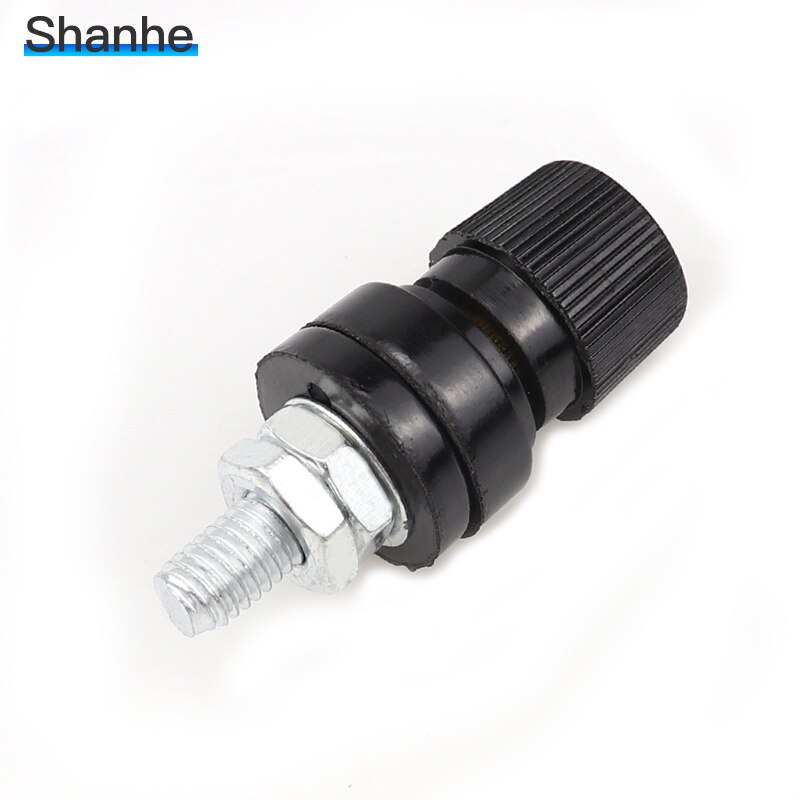 8mm binding post terminal connector: 8mm black