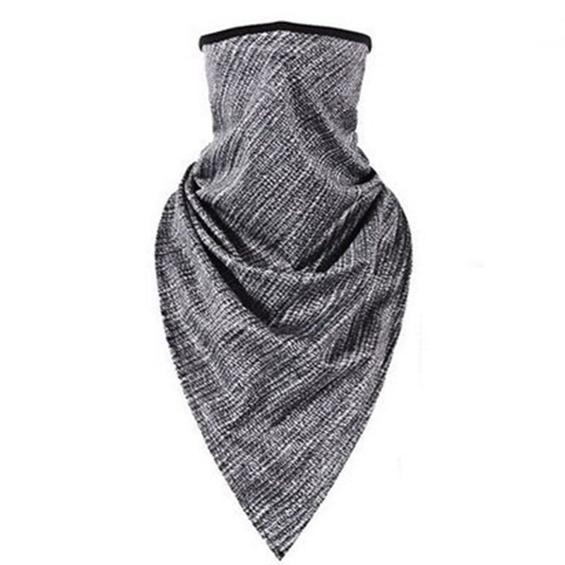 Sports de plein air casquettes de vélo écharpe cyclisme Bandana équipement de vélo chapeaux Ride cou masque vélo Triangle bandeau écharpe: Dark gray style