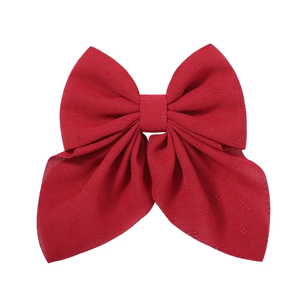 Suloiset rusettipinnit, yksivärinen rusettisolmu, tytöille tarkoitetut satiiniperhospidokset, ankannokkiset hiuspinni lasten hiusasusteet