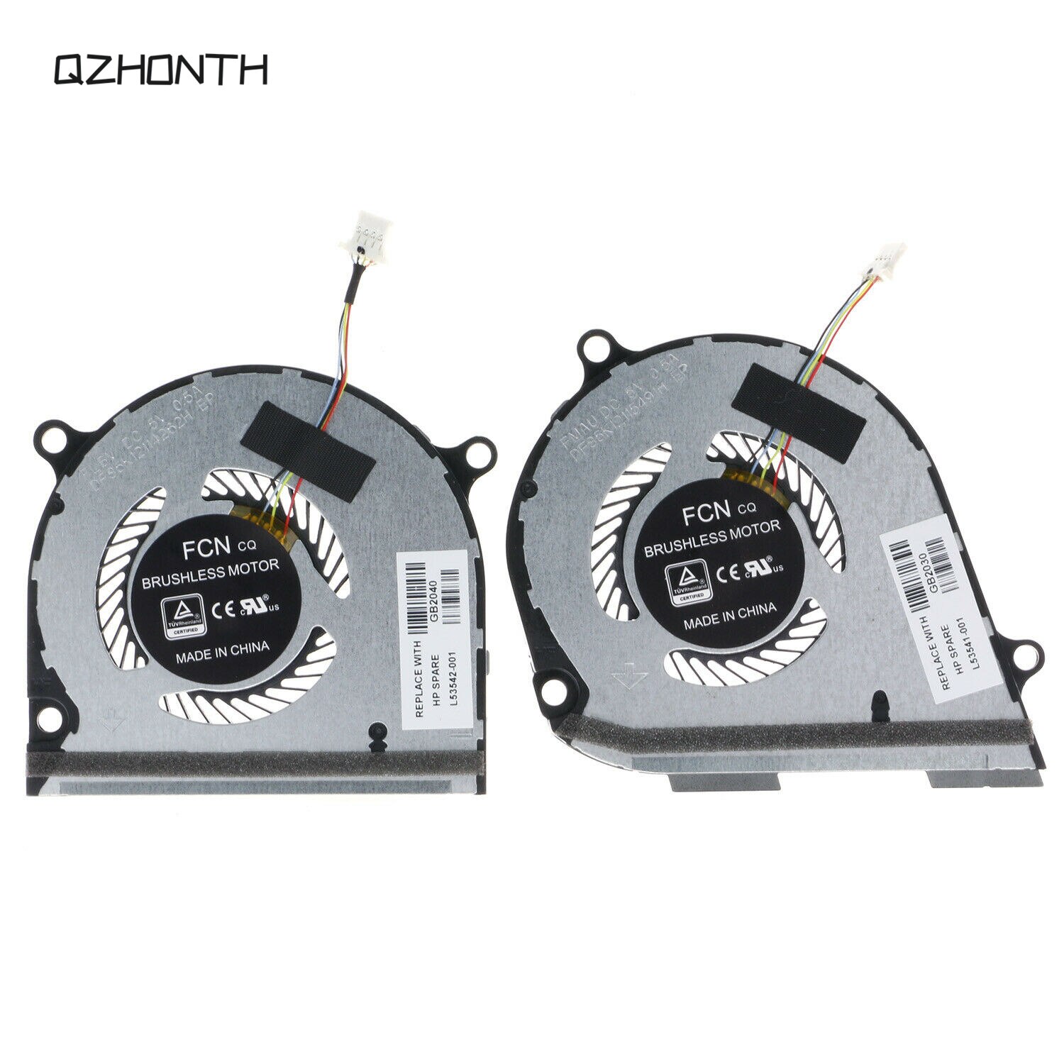 Laptop CPU+GPU Cooling Fan For HP ENVY X360 15-DS 15-DR L53542-001 L53541-001