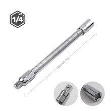 Drive Flexible Socket Extension Bar Adapter Metal Shaft Conversion Head High Torque Socket Ratchet Wrench Extender 1/4 3/8 1/2:  1-4