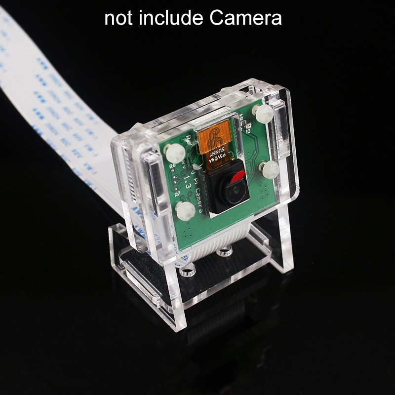 Raspberry Pi 4 5MP Camera Holder Acrylic Support Transparent Bracket Case Box for V2 Official Camera ( not include Camera)