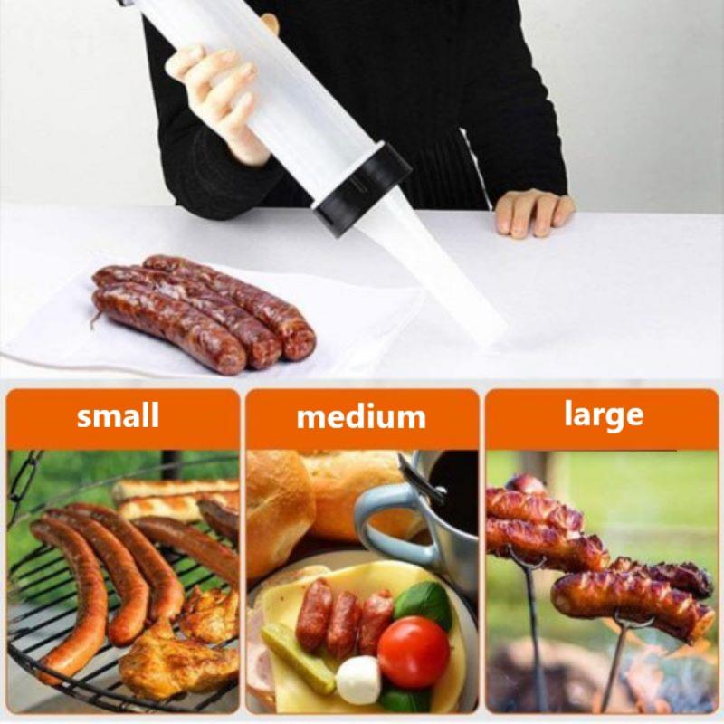 Embutidor de salchichas manual para el hogar, de grado alimenticio de salchichas embutidor, máquina de llenado de salchichas caseras