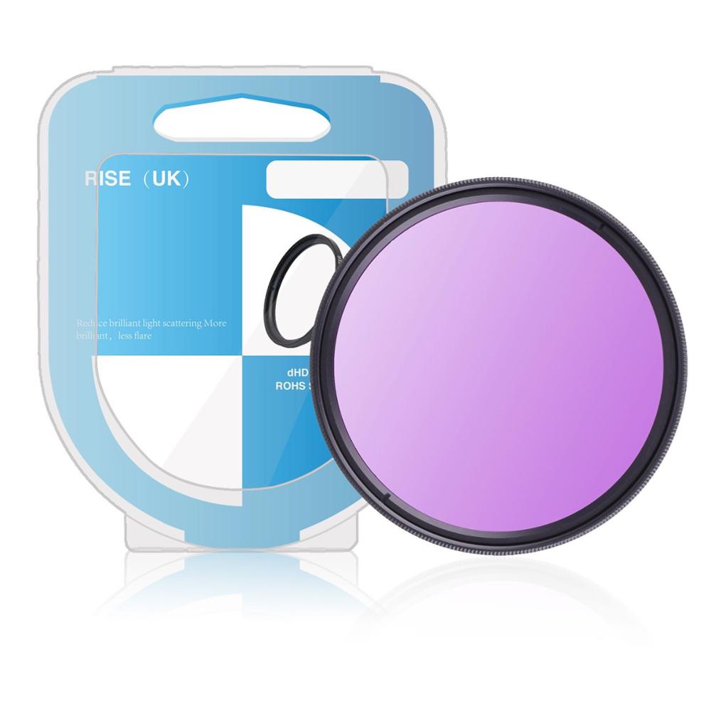 UV CPL FLD Ster ND2 ND4 ND8 Geleidelijke Kleur Filter Lens Hood Cap Cleaning Pen voor Panasonic Lumix DC FZ80 FZ82 FZ83 FZ85 Camera: FLD Filter