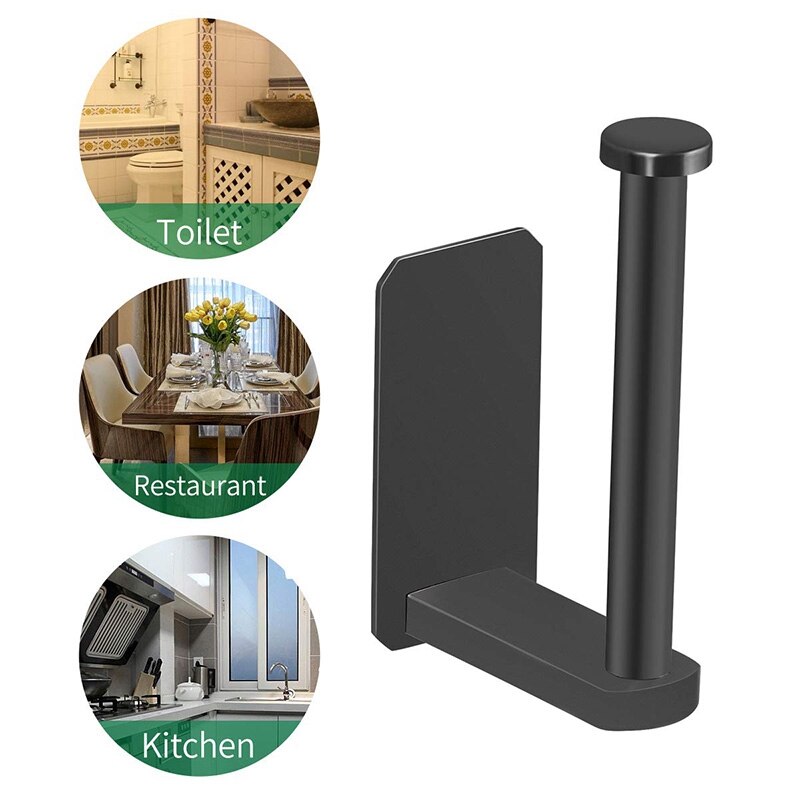 Toiletrolhouder zelfklevend keuken toilet toiletrolhouder zelfklevend geen boren voor badkamer plak op de muur roestvrij staal