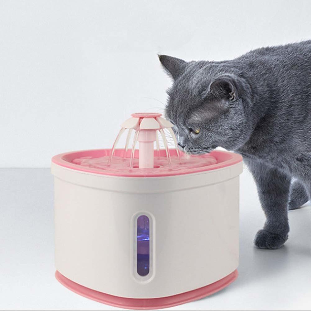 2.0l automatische kattenwaterfonteinen, grote waterdispenser voor katten, drinkbak met veer, automatische voerbak voor katten, drinkfilter
