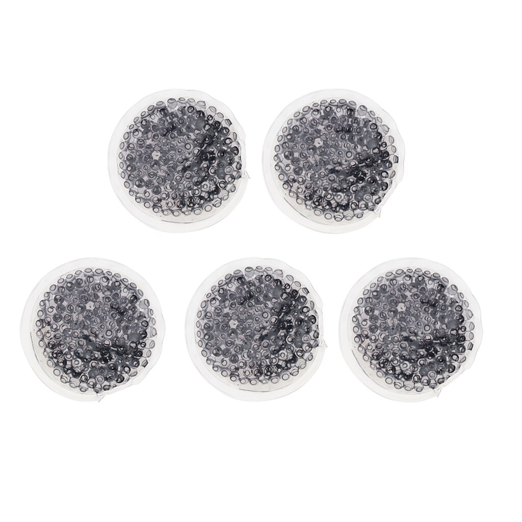 5pcs Reusable Gel Heat Cold Pack Microwavable Mask for Back Leg Arm Shoulder Face Pain Muscle Soreness Relief Sports Injuries