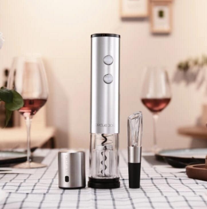 XIAOMI Mijia bouchon de vin/carafe à vin/ouvre-bouteille électrique en option rond en acier inoxydable bouchons de vin original intelligent