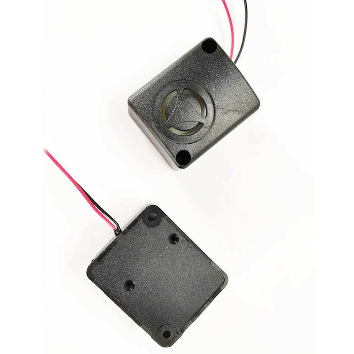 1pcs Mini 120dB Alarm Motorcycle Alarm Piezo Wired Rohs 12V Black Continuous Sound Alarm