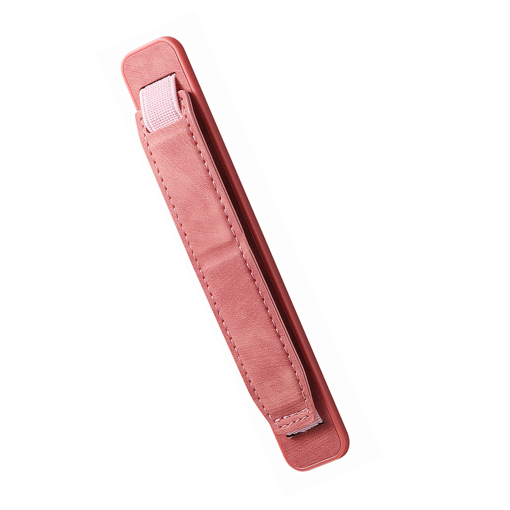 2-in-1 Phone Strap Grip Holder, Silicone Kickstand, Finger Holders for Most Smartphones: WHITE