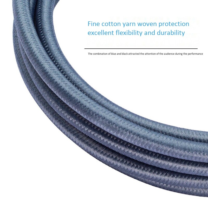 USB to Guitar Cable Interface Male to 6.35mm Jack Electric Guitar Accessories Audio Connector Cord Adapter