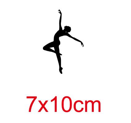 Wall Sticker for Dance room Bedroom black Ballet Dancer Dancing Home Decoration Vinyl Switch Sticker Decal #0632: 05