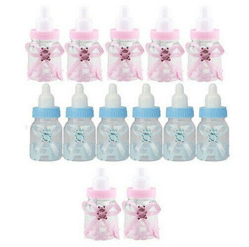 12pcs/packing Baby Candy Bottle Box Shower Party Birthday Party UK