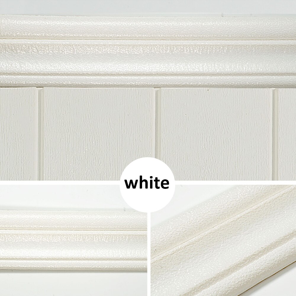 Waterproof Living Room Bathroom Baseboard Self Adhesive Wallpaper