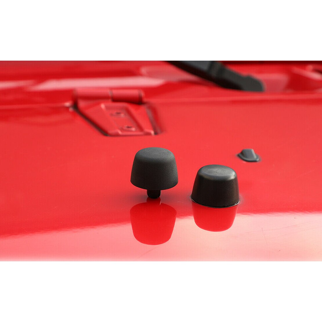 Auto Zwart Voorbumper Kussen Kap Bump Stop Rubber Fit Voor Jeep Wrangler Jk Jku 2007