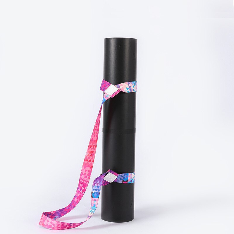 Yoga Mat Band Elastische Kleurrijke Binding Touw Katoenen Zak Printing Sling Schouder Dragen