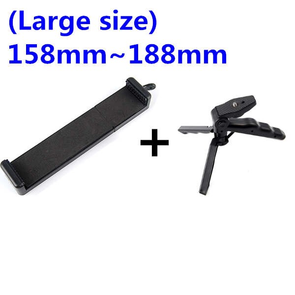 Soporte trípode para Tablet, soporte extensible para teléfono y tableta para ipad mini 1, 2, 3, 4, air 1, 2 pro de 9,7 pulgadas, soporte para tableta con pantalla de trípode: large set