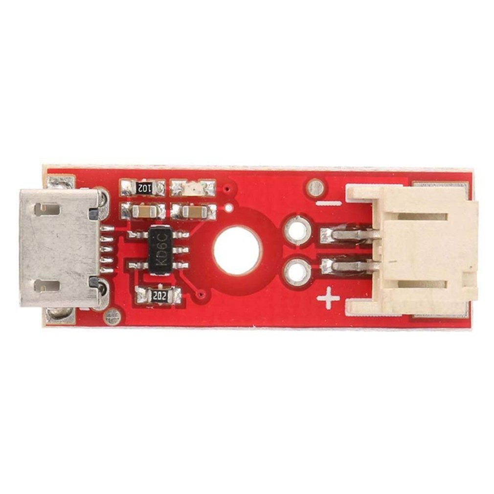 Lipo Charger Basic Micro-Usb 3.7V Lithium Battery Charger 500Ma Mcp73831T Chip Battery Connector Micro-Usb Connector