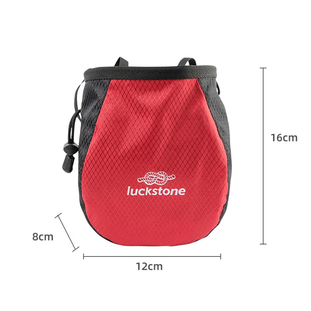 Felsblock ing Kreide beutel Eimer mit 2 großen Aufbewahrung taschen mit Reiß verschluss Kletter kreide tasche mit Kreide pinsel Prämie Fitnessstudio Kreide tasche: Silber