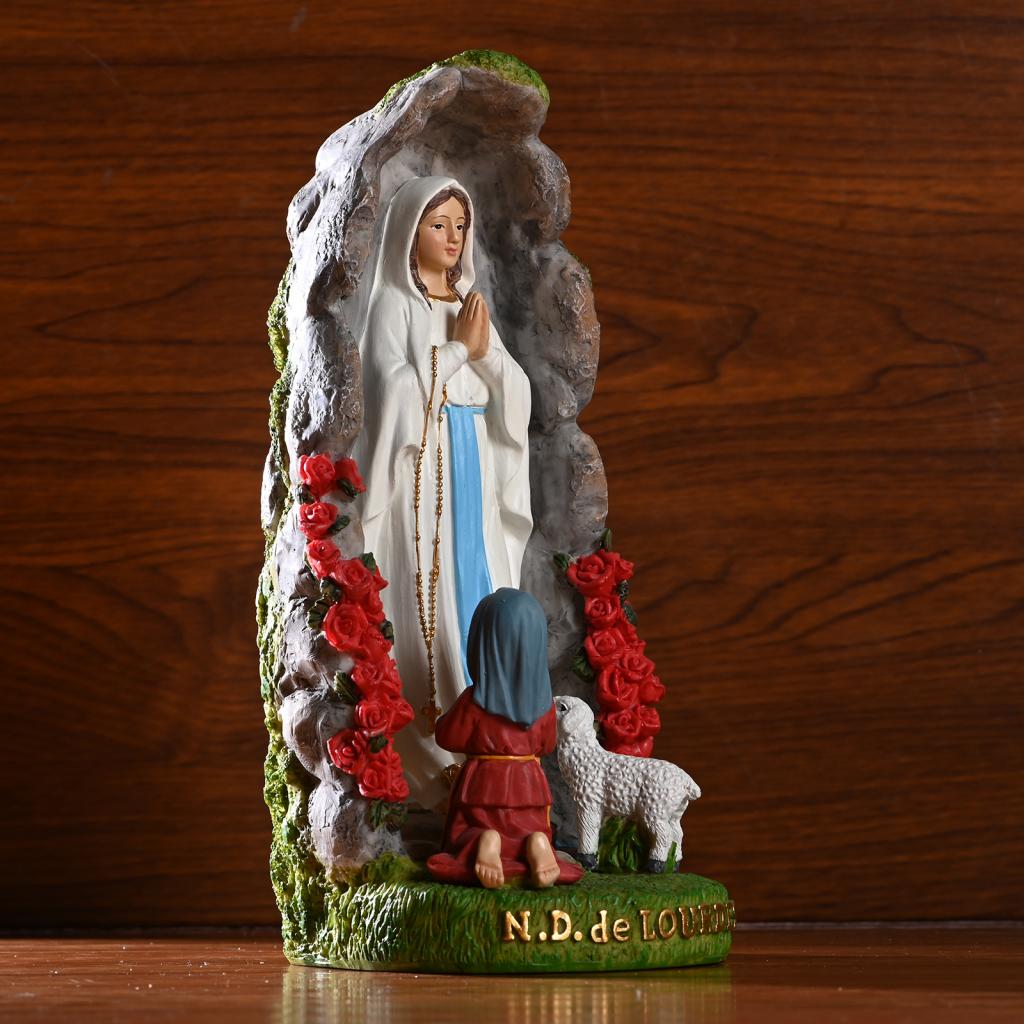 8 "sainte sainte vierge marie Statue Sculpture chrétienne jésus Christ Figure de mariage noël maison décors ornements